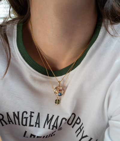 Collier Four Leaf Clover