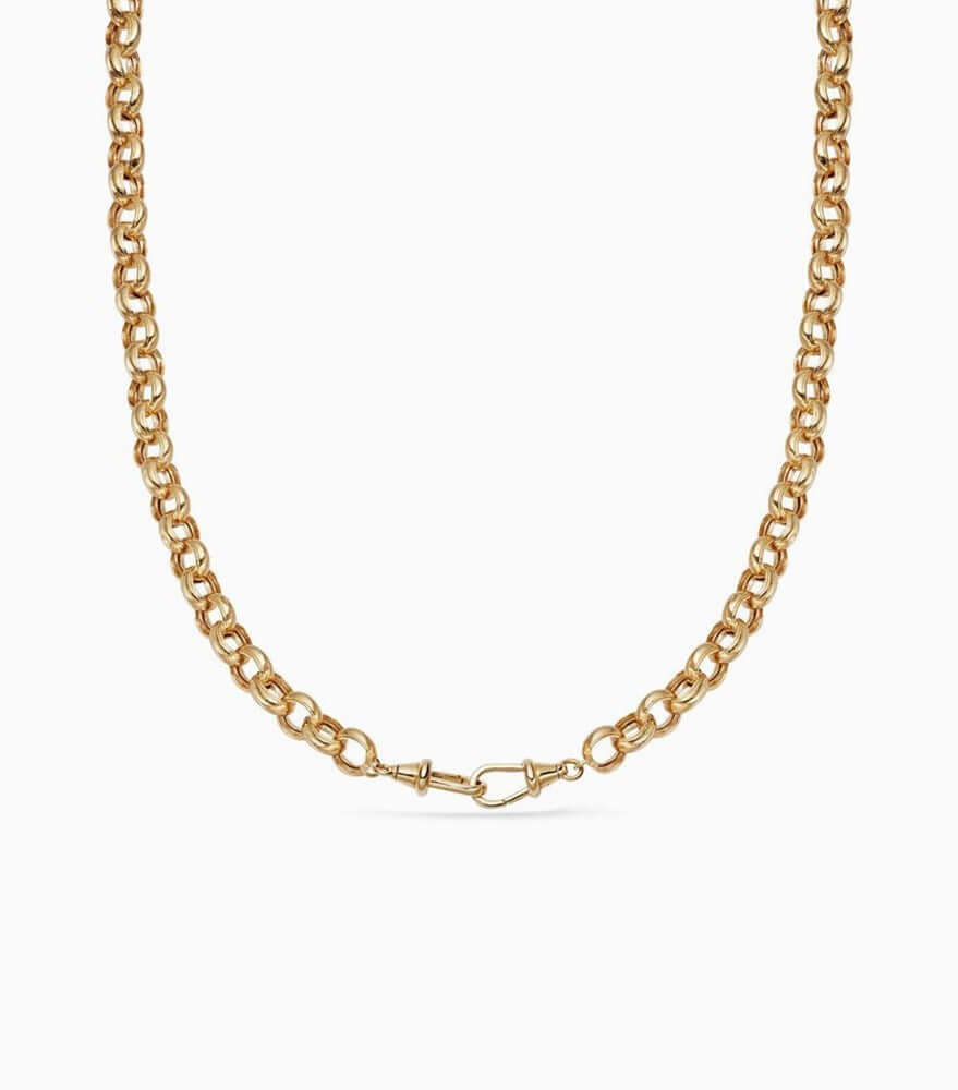 Chunky Rolo Chain14k - 16 inch